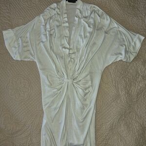 BCBGMaxAzria Light Gray Knit Top